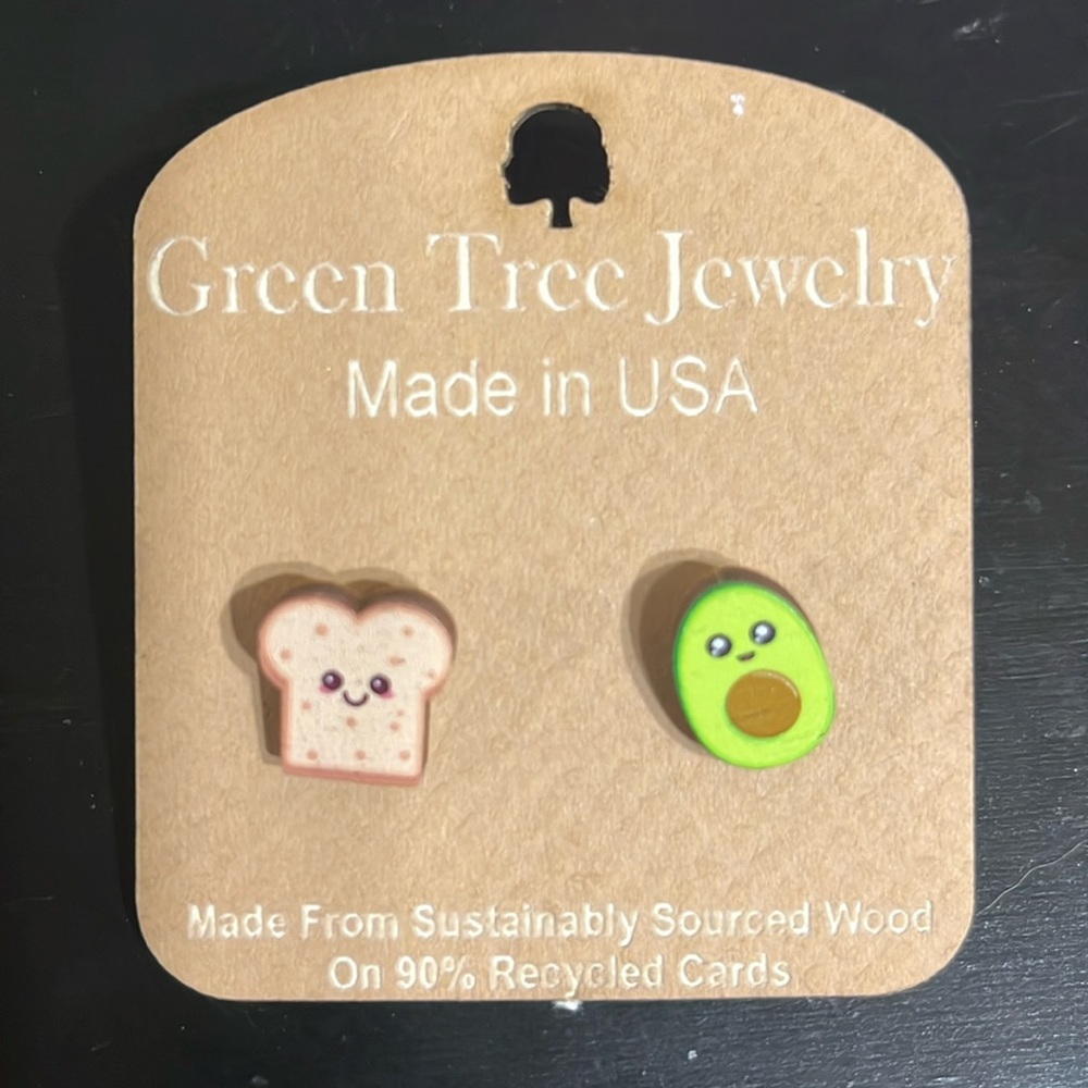 Avocado Toast Earrings